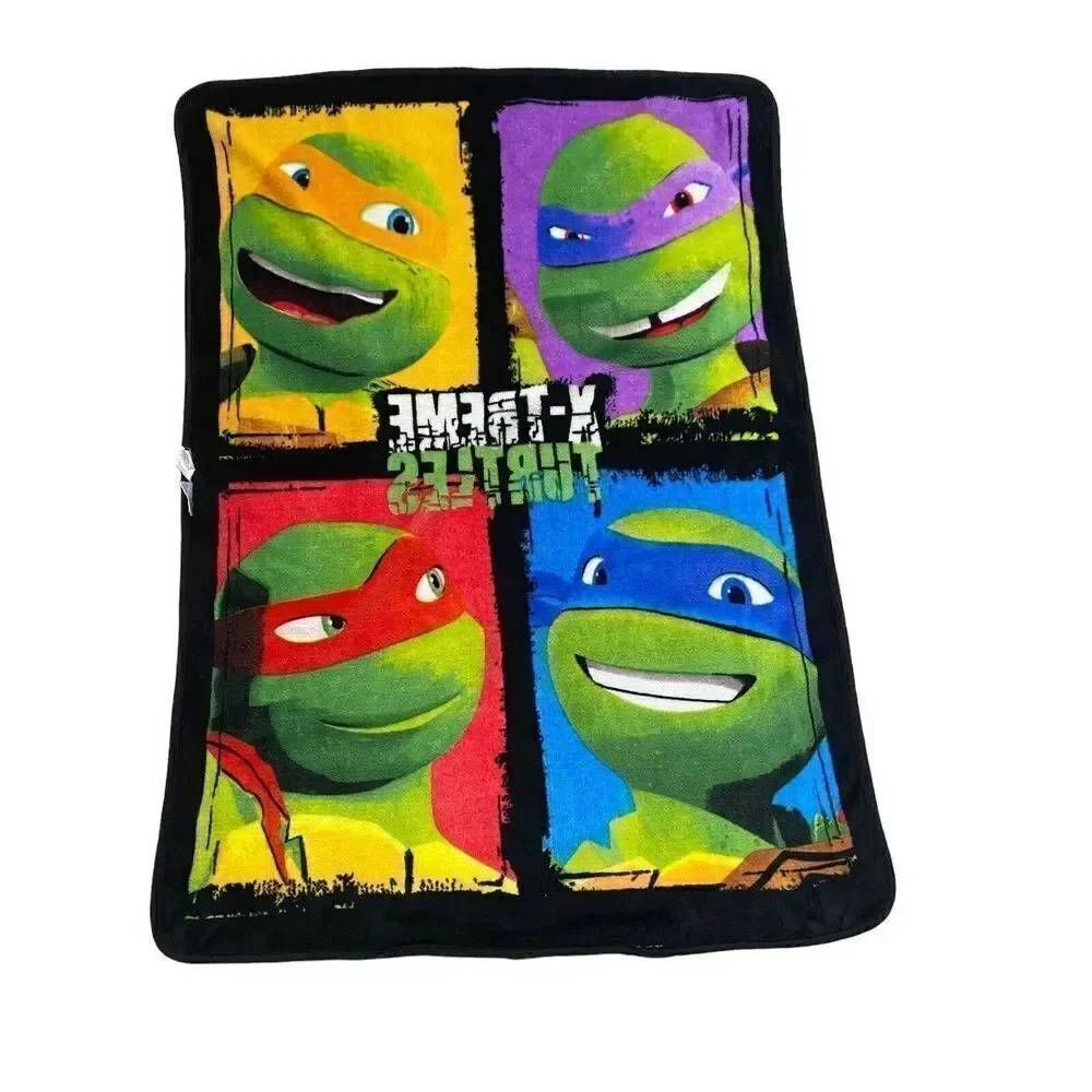 Nickelodeon Teenage Mutant Ninja Turtles Blanket Fleece Throw 48 x 33